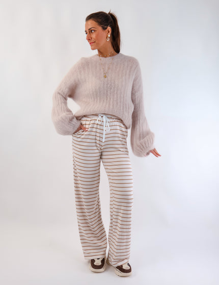 Caro Stoffhose Creme