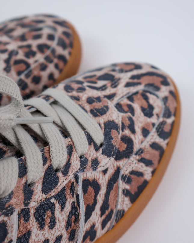 DWRS Poona Leopard Sneaker Low - Butter