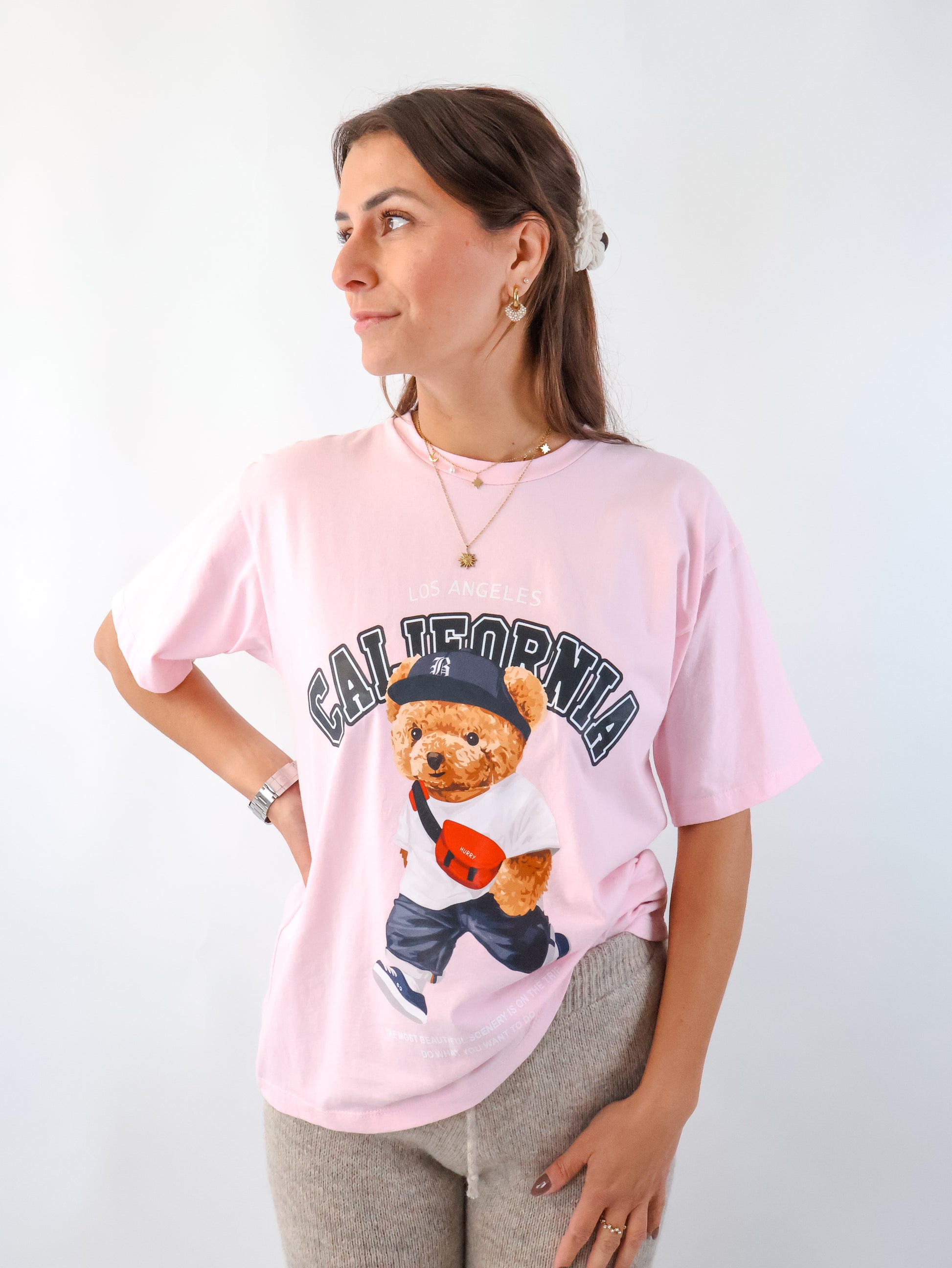 Teddy T-Shirt Rosa