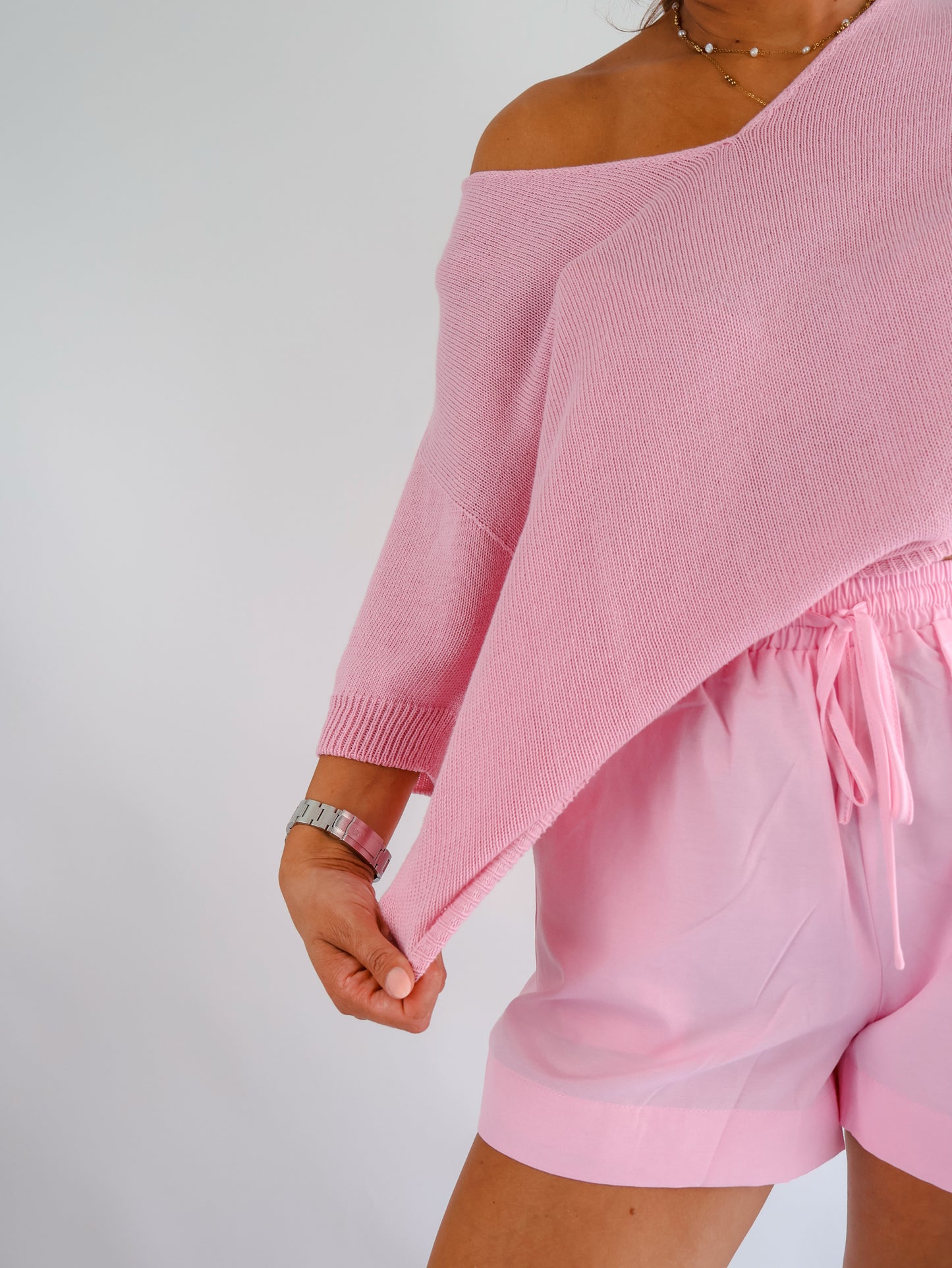 Häckelshirt Rosa