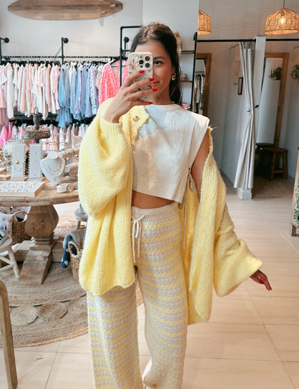 Oversize Cozy Cardigan Citrus