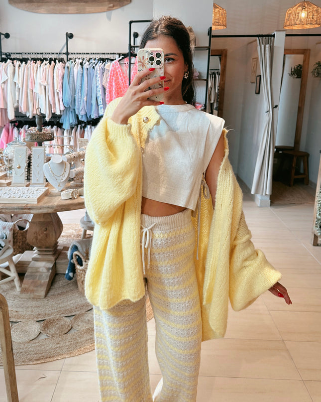 Oversize Cozy Cardigan Citrus