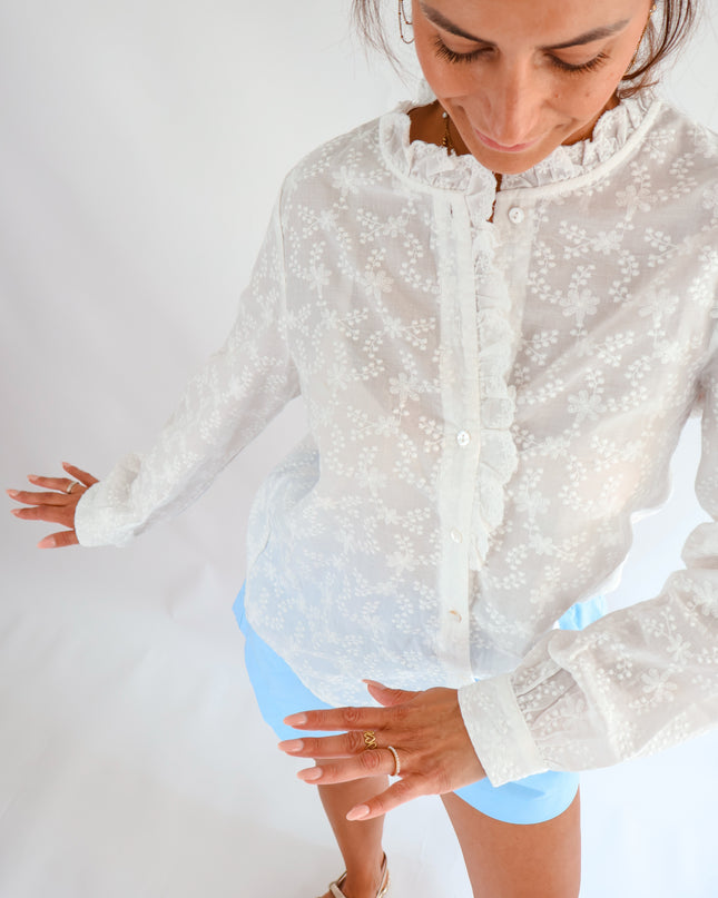 Mariage Bluse Weiß