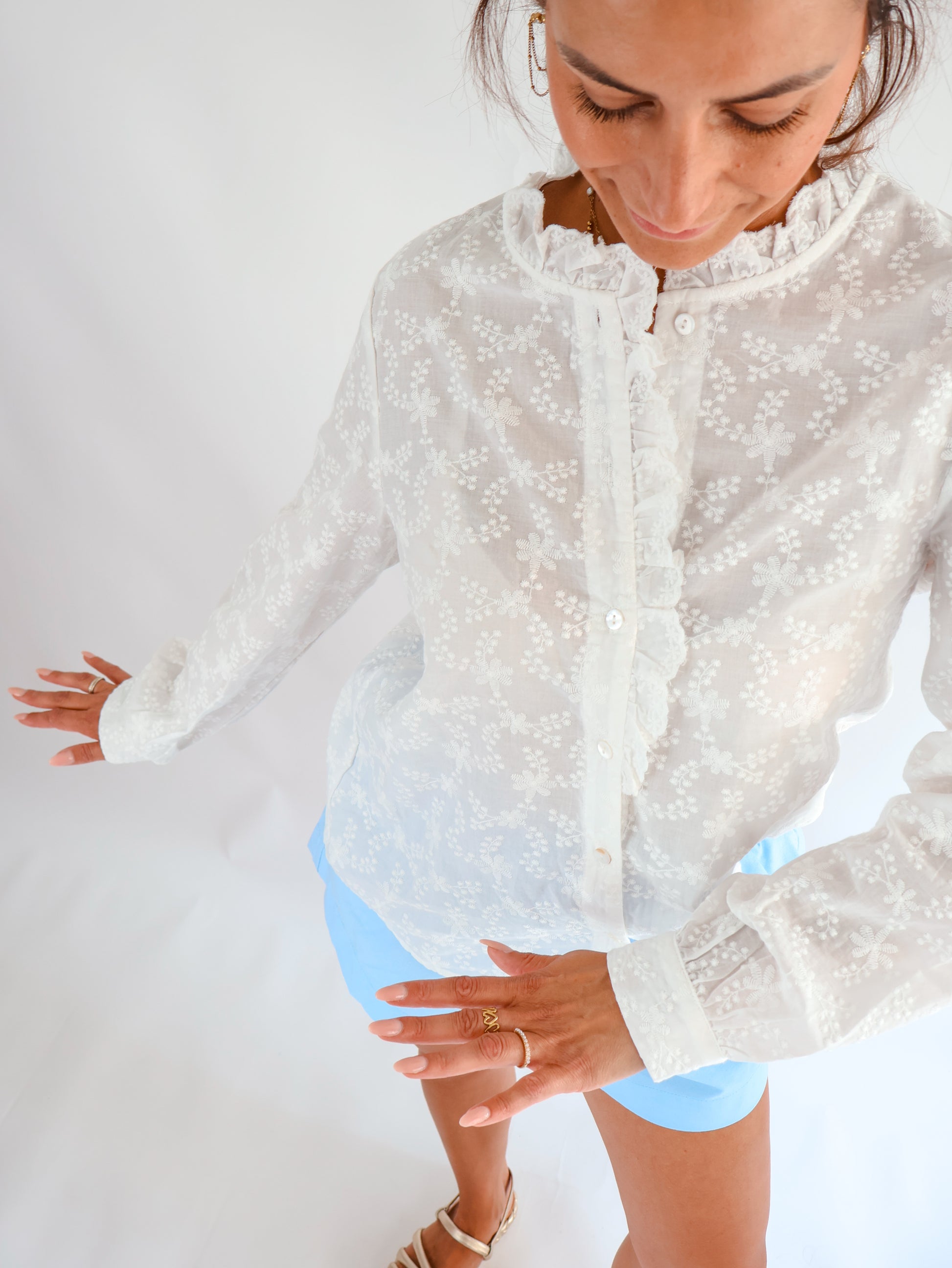 Mariage Bluse Weiß