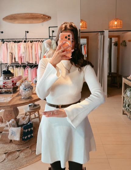 Zora Kleid Creme