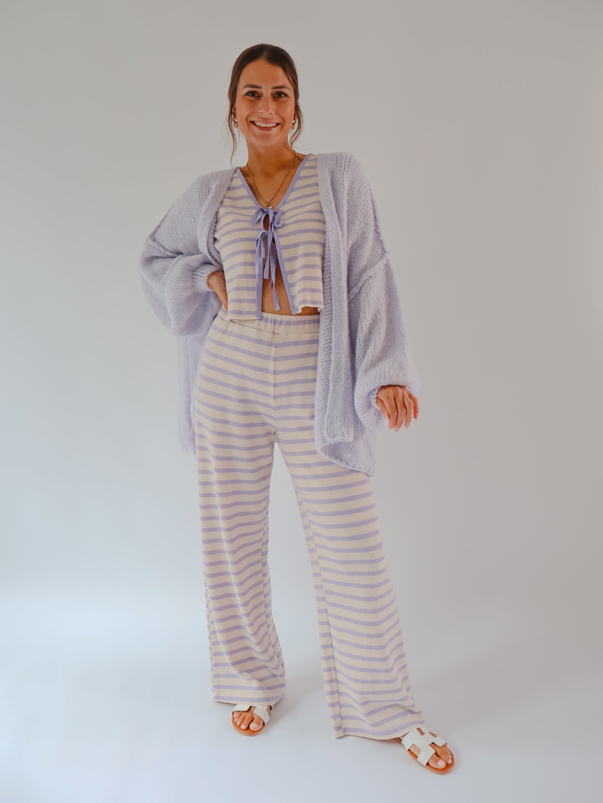 Oversize Flauschi Flieder
