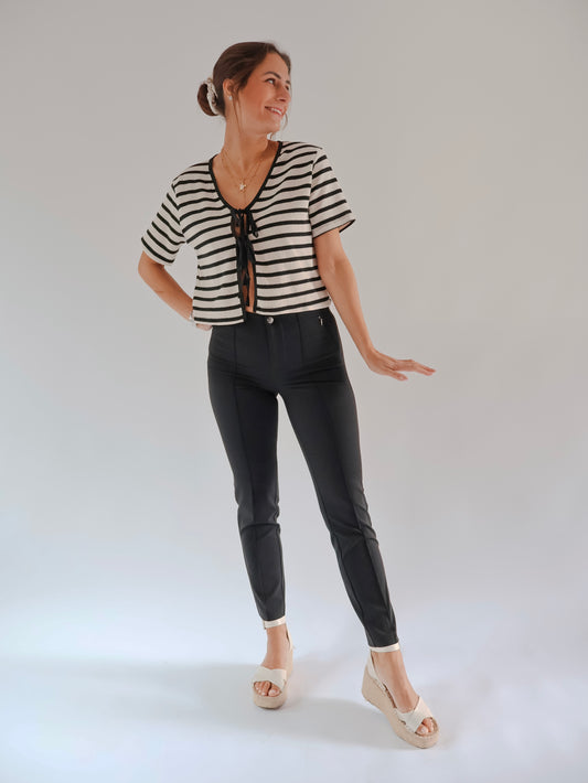 Mac Zip Hose Anna Schwarz
