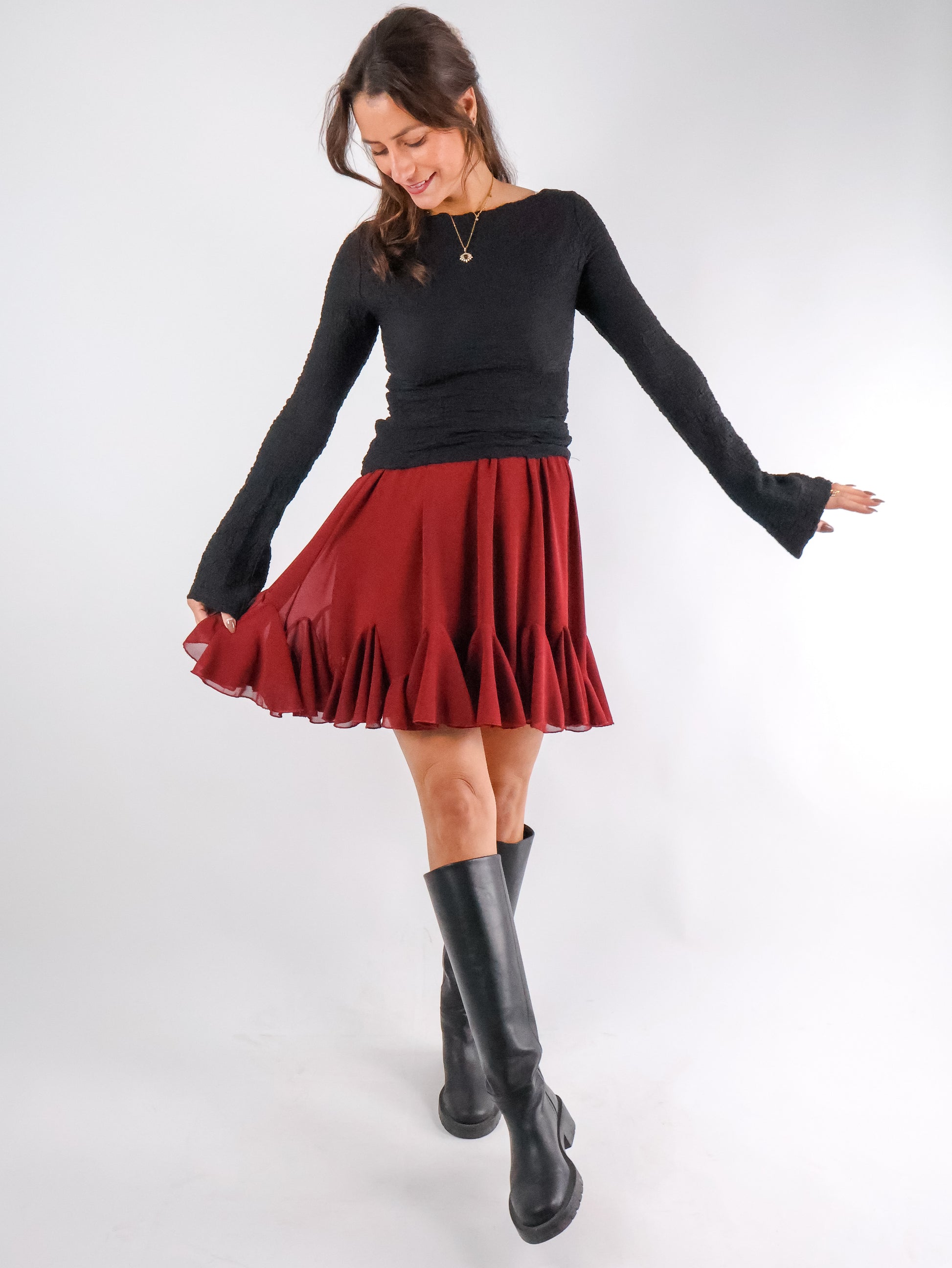 Nora Satinrock Bordeaux