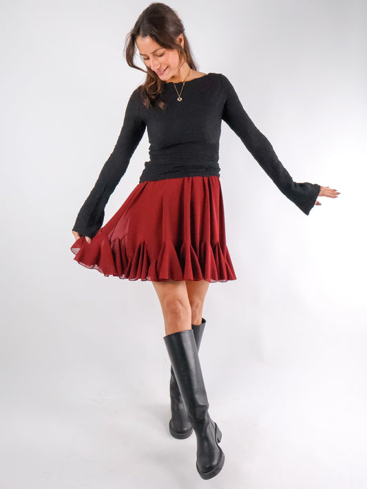 Nora Satinrock Bordeaux