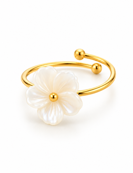 Ring „Pearl Blossom“ – Gold