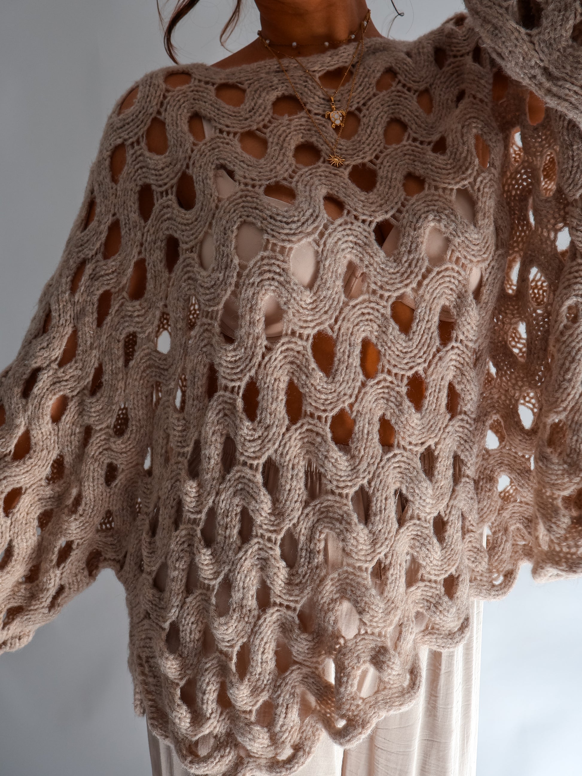 Milla Strickpullover Beige