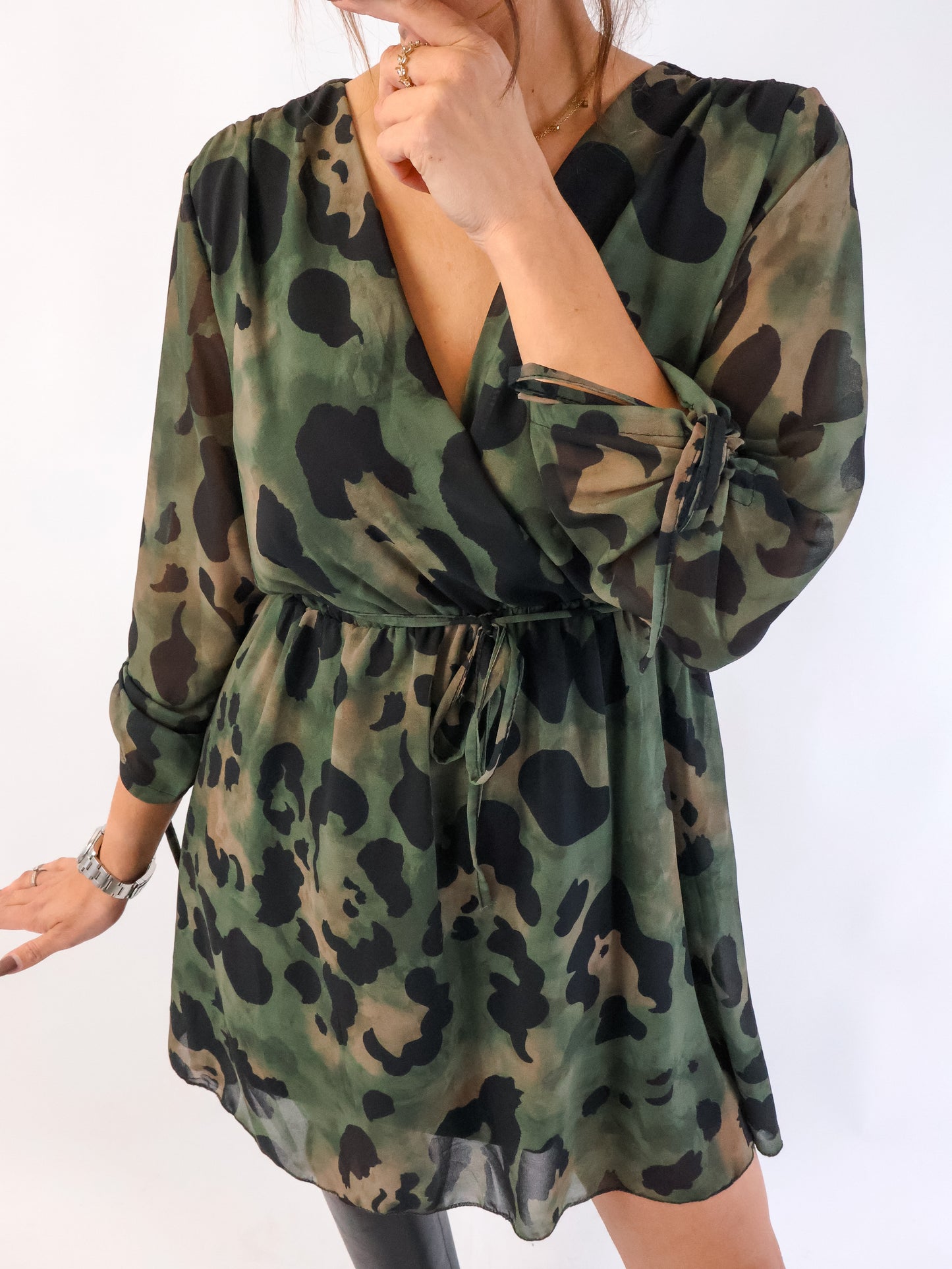 Diane Wickelkleid Olive