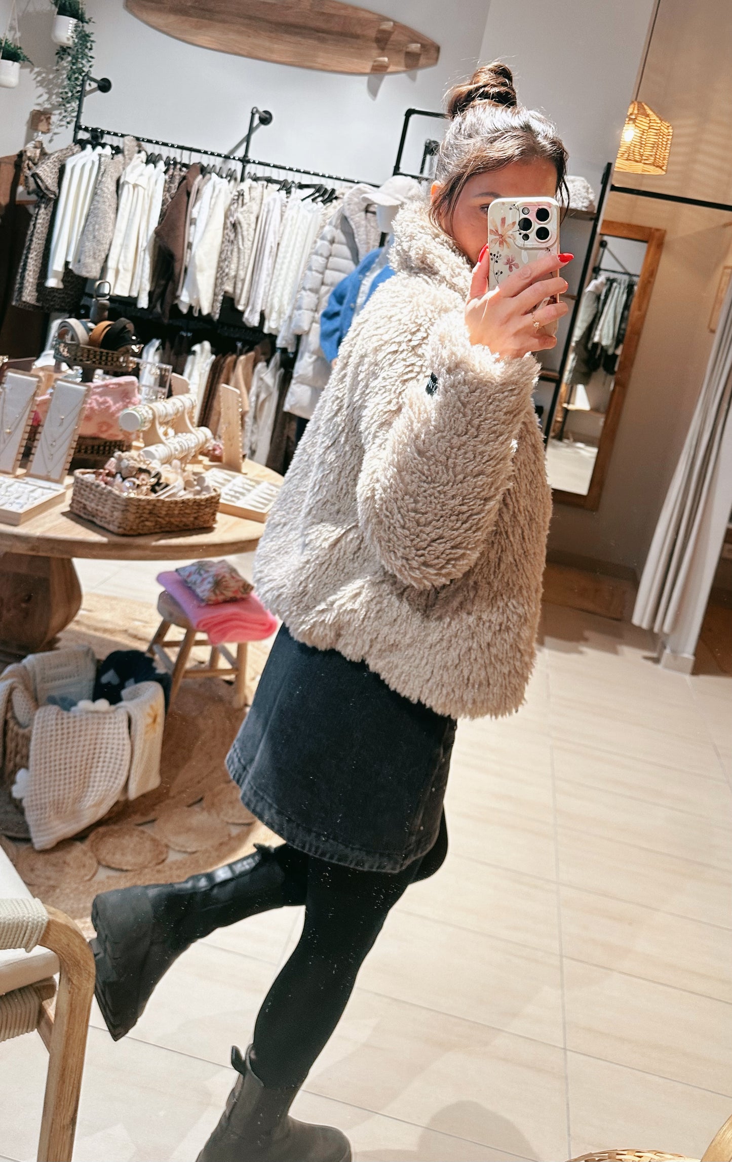 Rino & Pelle Sallie Jacke Taupe