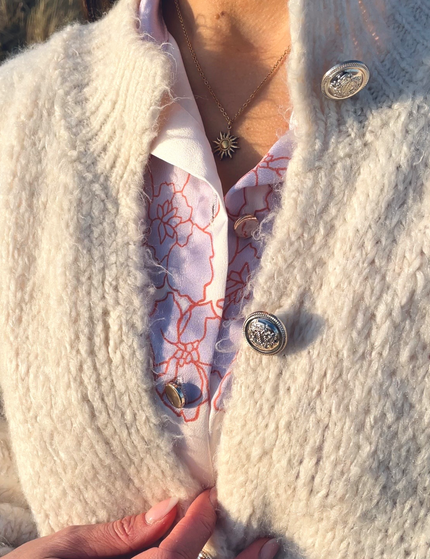 Oversize Cozy Cardigan Vanille 