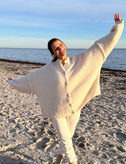 Oversize Cozy Cardigan Vanille 