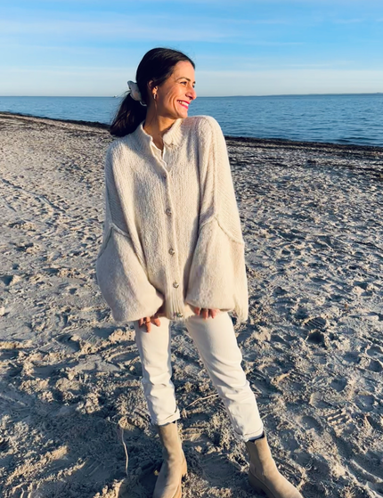 Oversize Cozy Cardigan Vanille 
