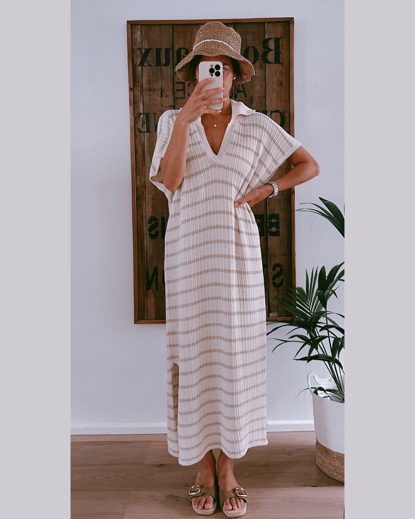 Palermo Strickkleid Beige