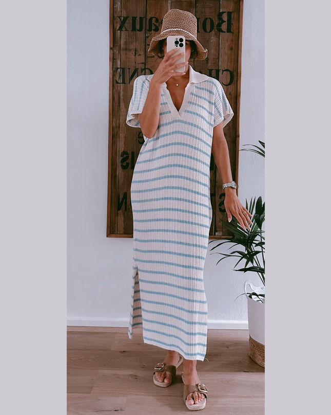 Palermo Strickkleid Sky
