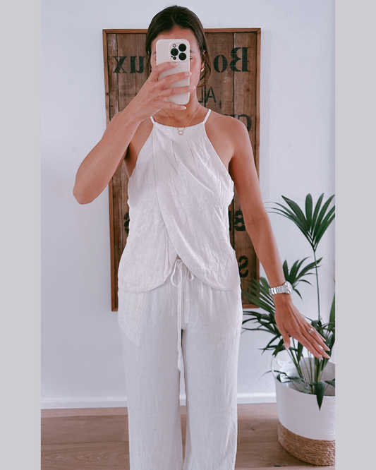Lina Leinen Neckholder
