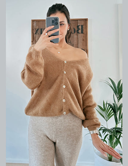 Vivi Cardigan Camel