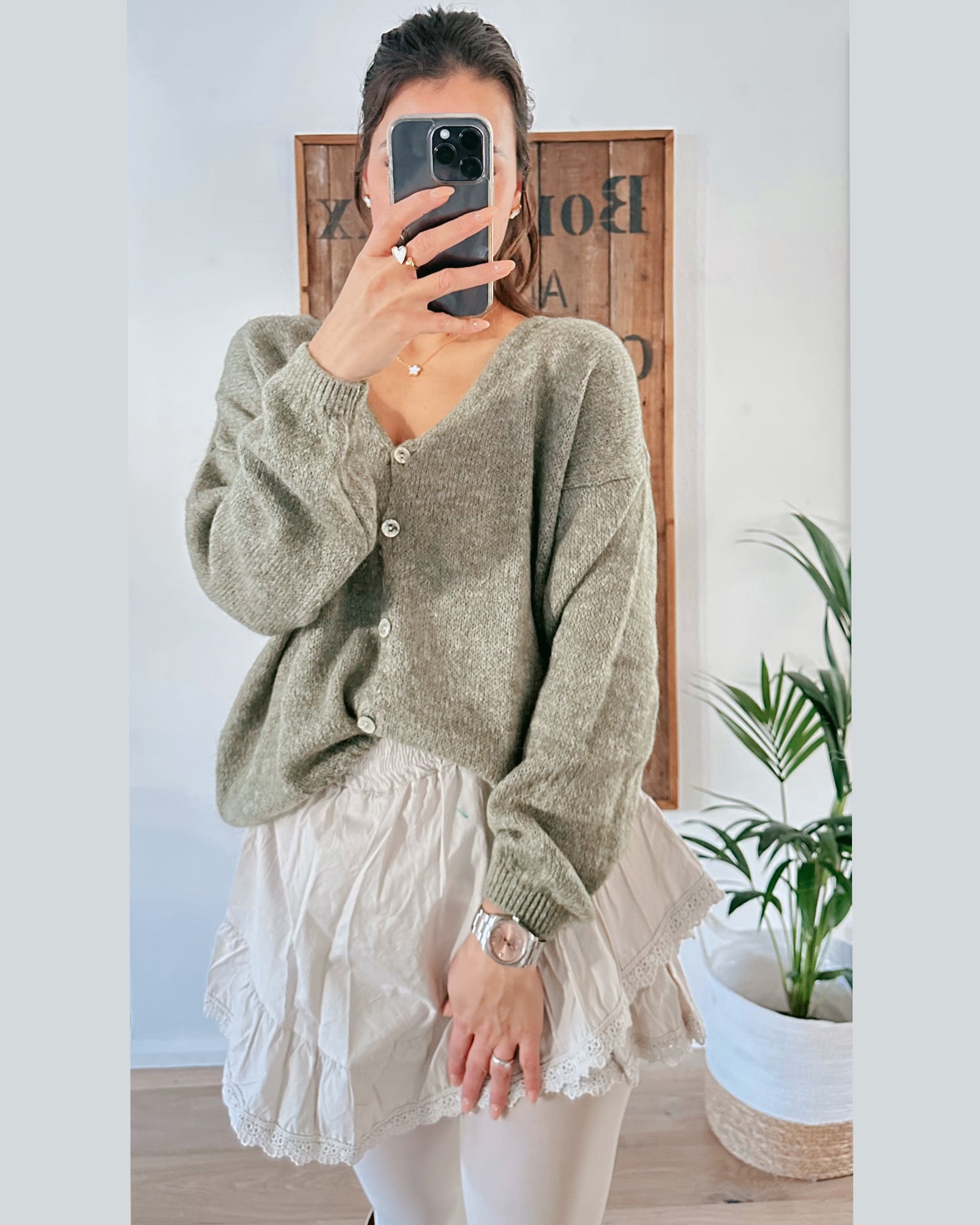 Vivi Cardigan Olive