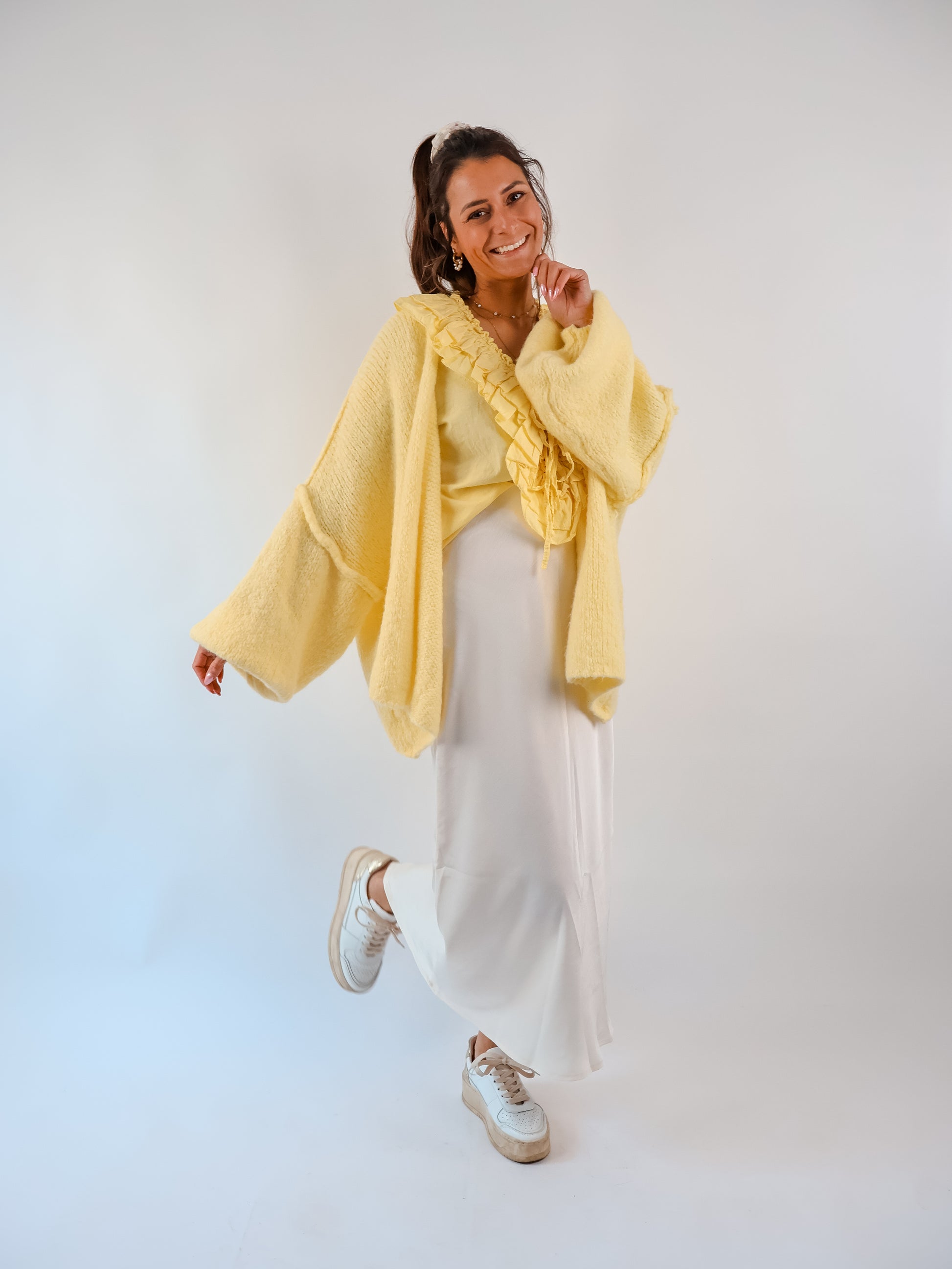 Adina Satinrock Offwhite