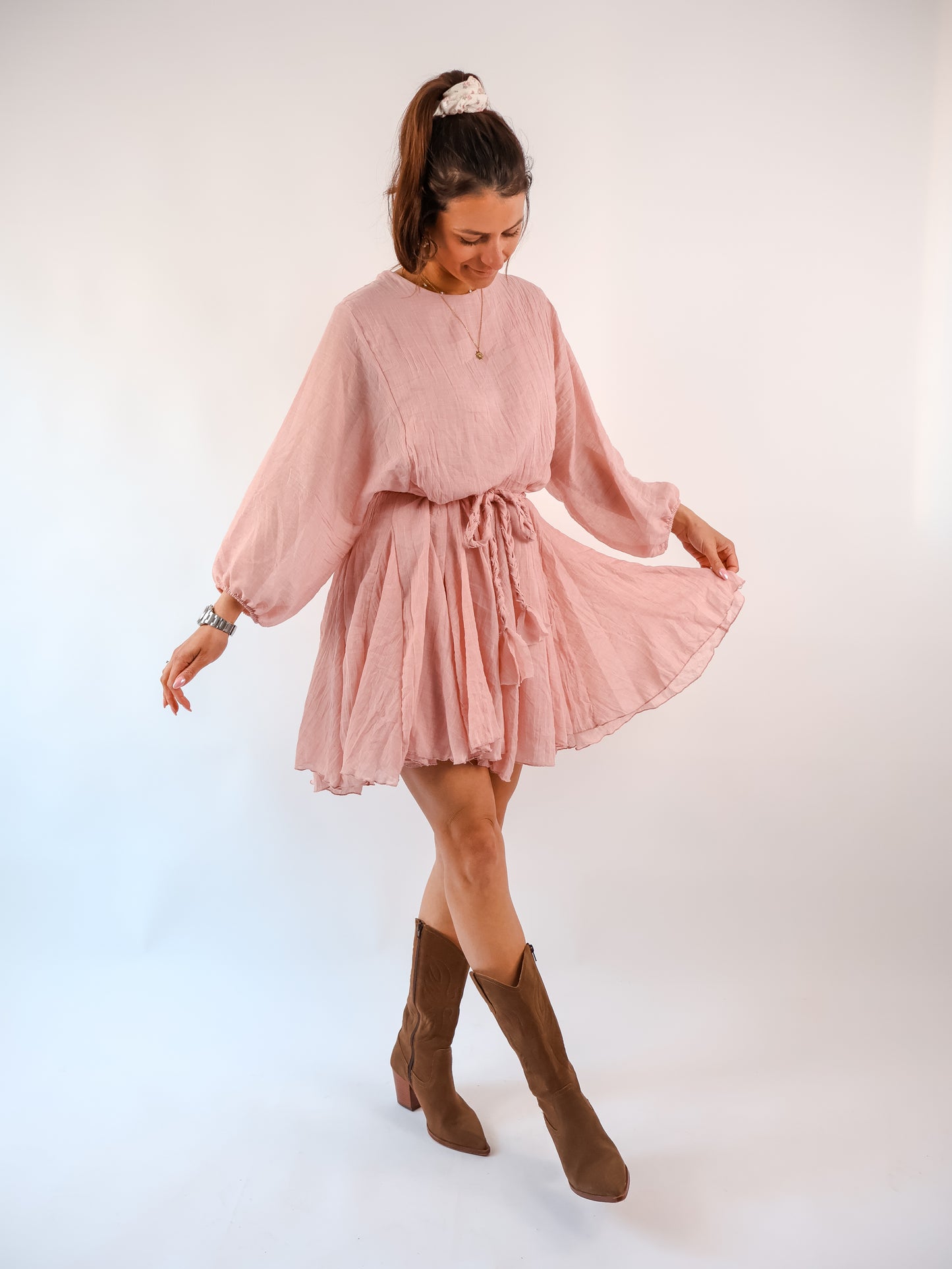 Annabelle Kleid Altrosa