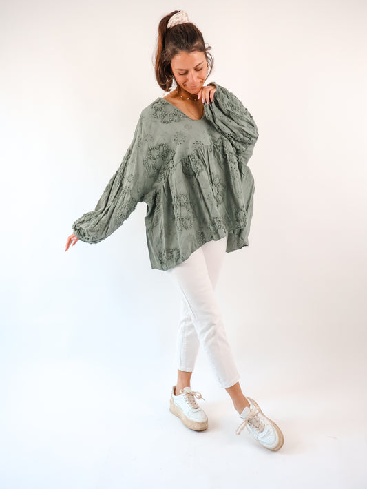 Camille Bluse Olive