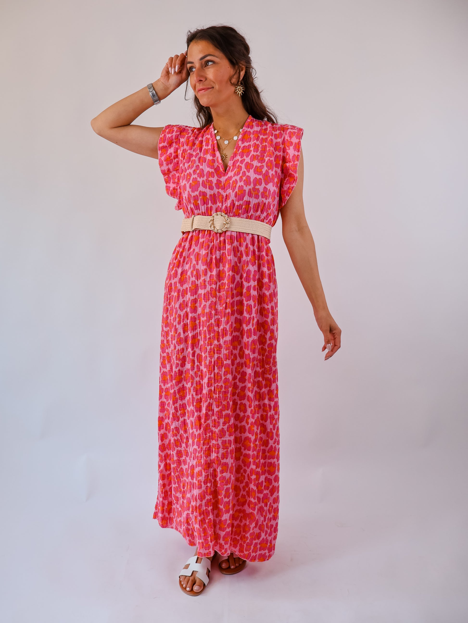 Helene Leo Kleid Pink