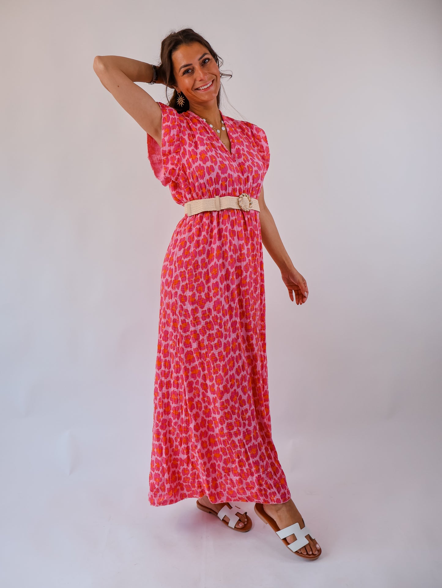 Helene Leo Kleid Pink