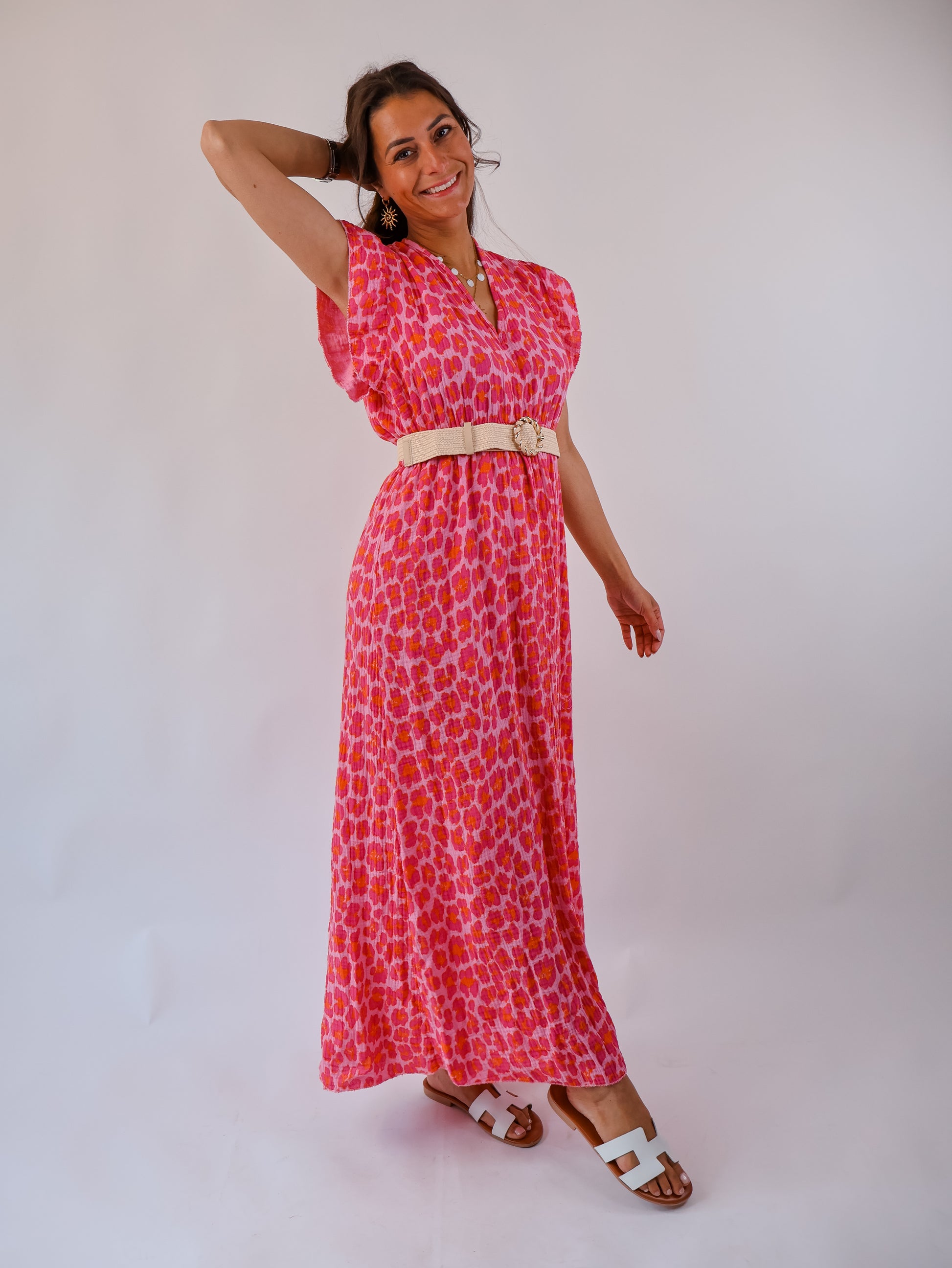 Helene Leo Kleid Pink