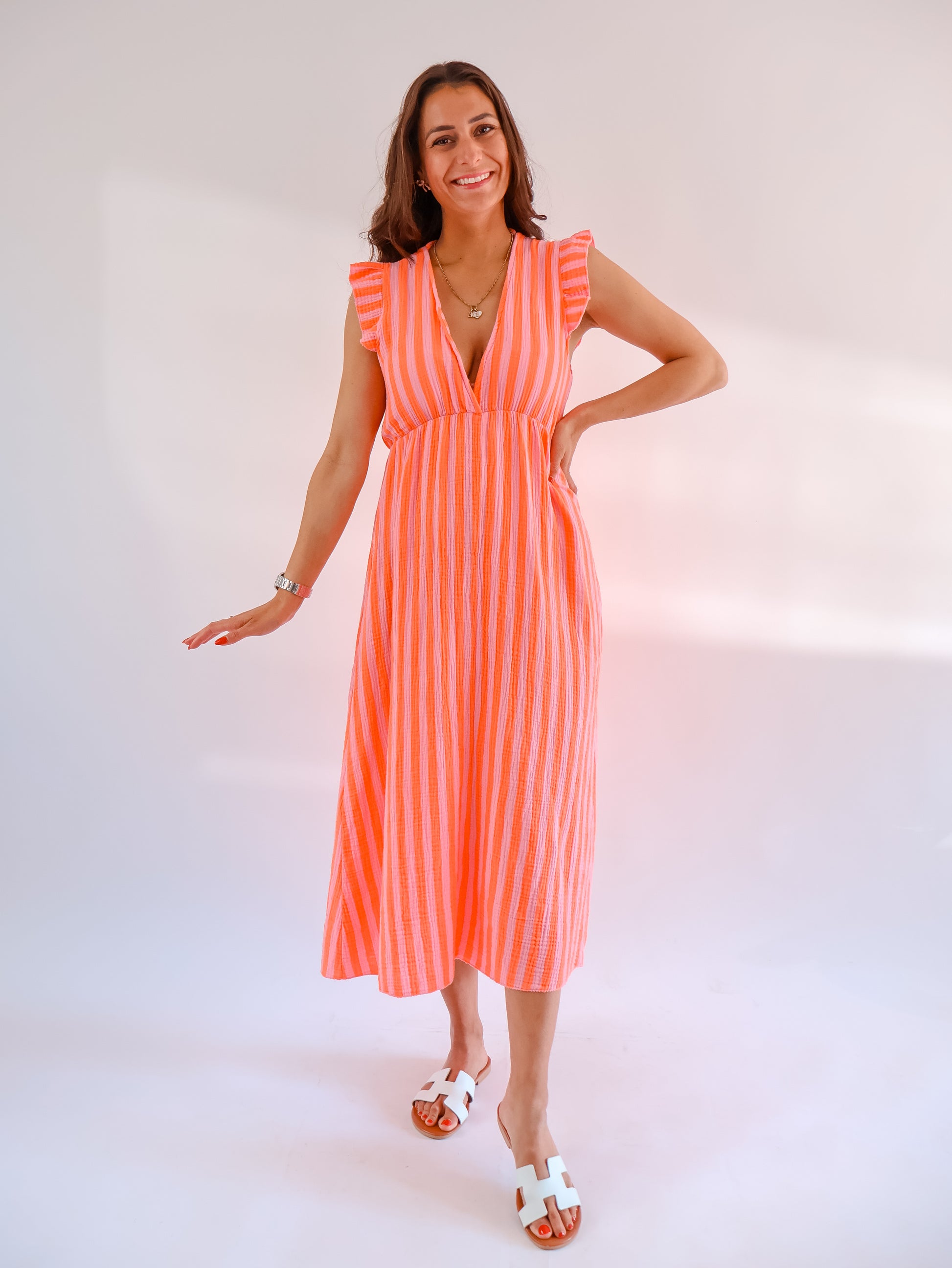 Helene Kleid Orange