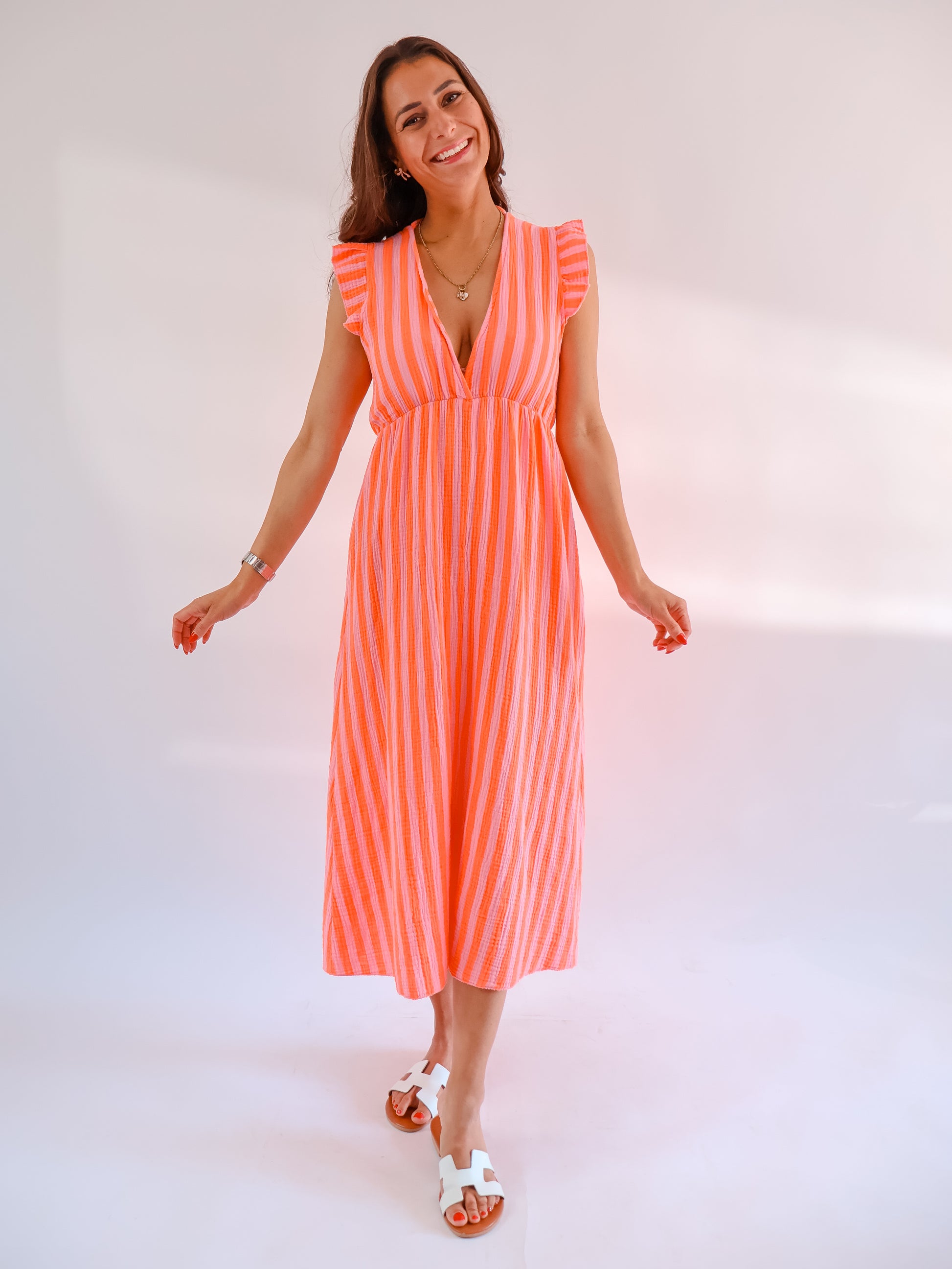 Helene Kleid Orange