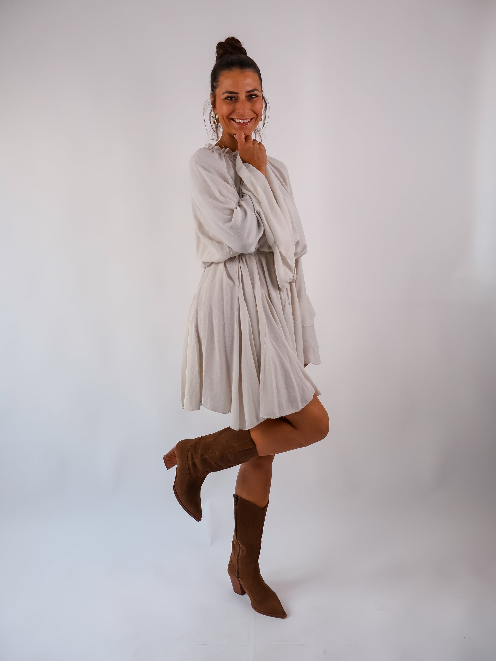 Bella Kleid Beige