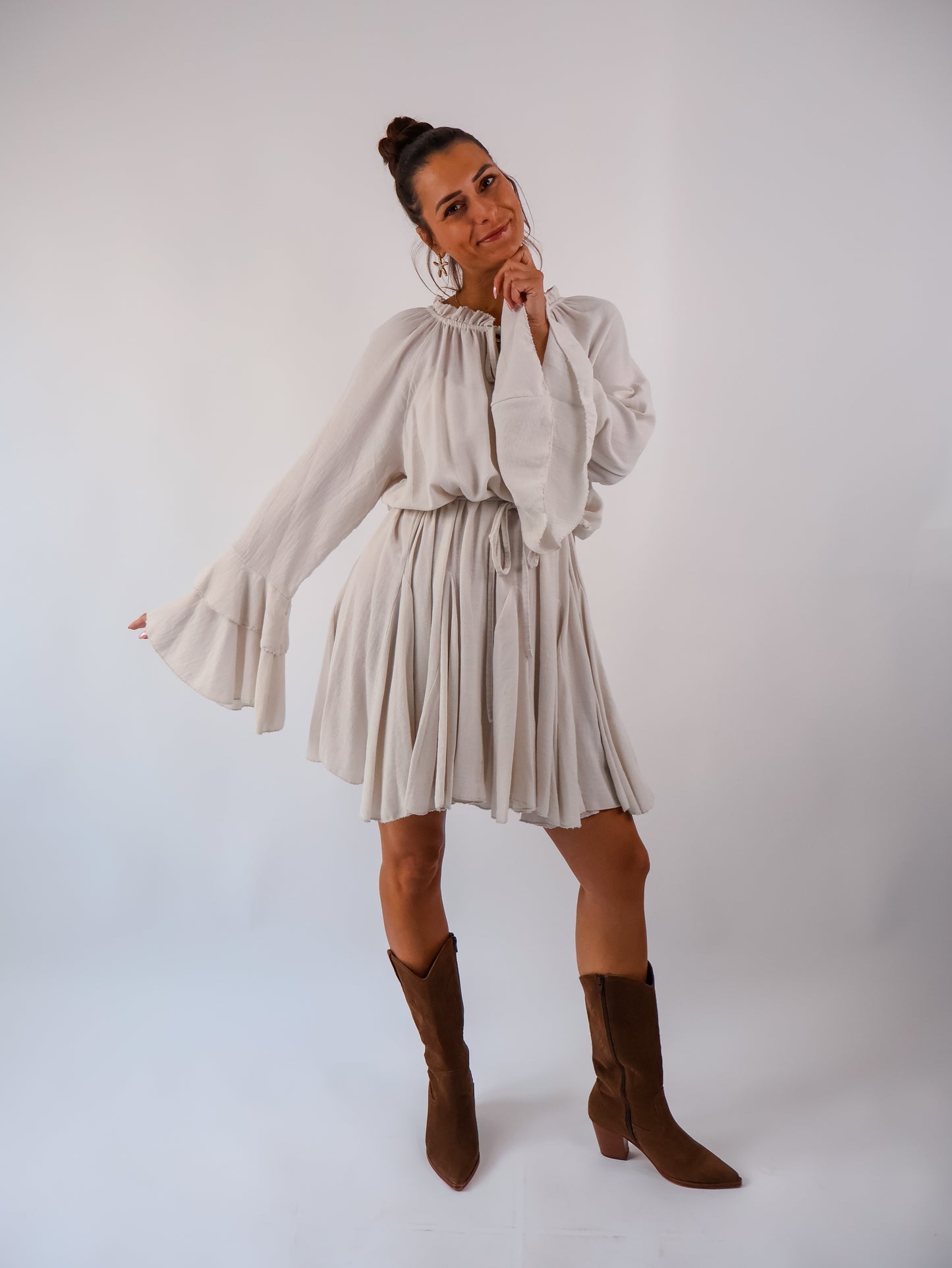 Bella Kleid Beige
