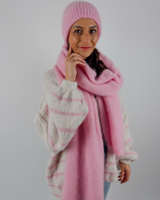 ★Premium Mohair Mütze Candy