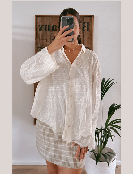 Brise Bluse Creme