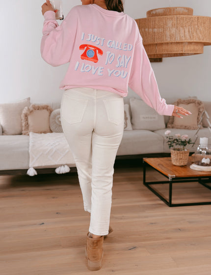 Smith&Soul Backprint Sweatshirt Rosa