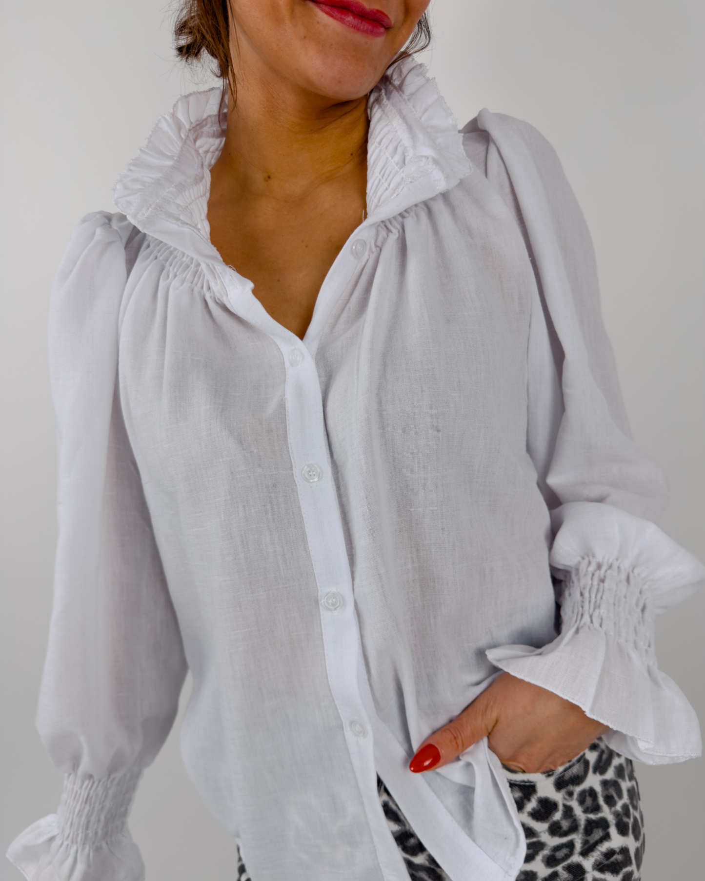 Aurora Bluse Weiß