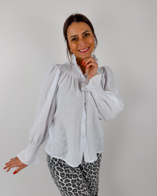 Aurora Bluse Weiß