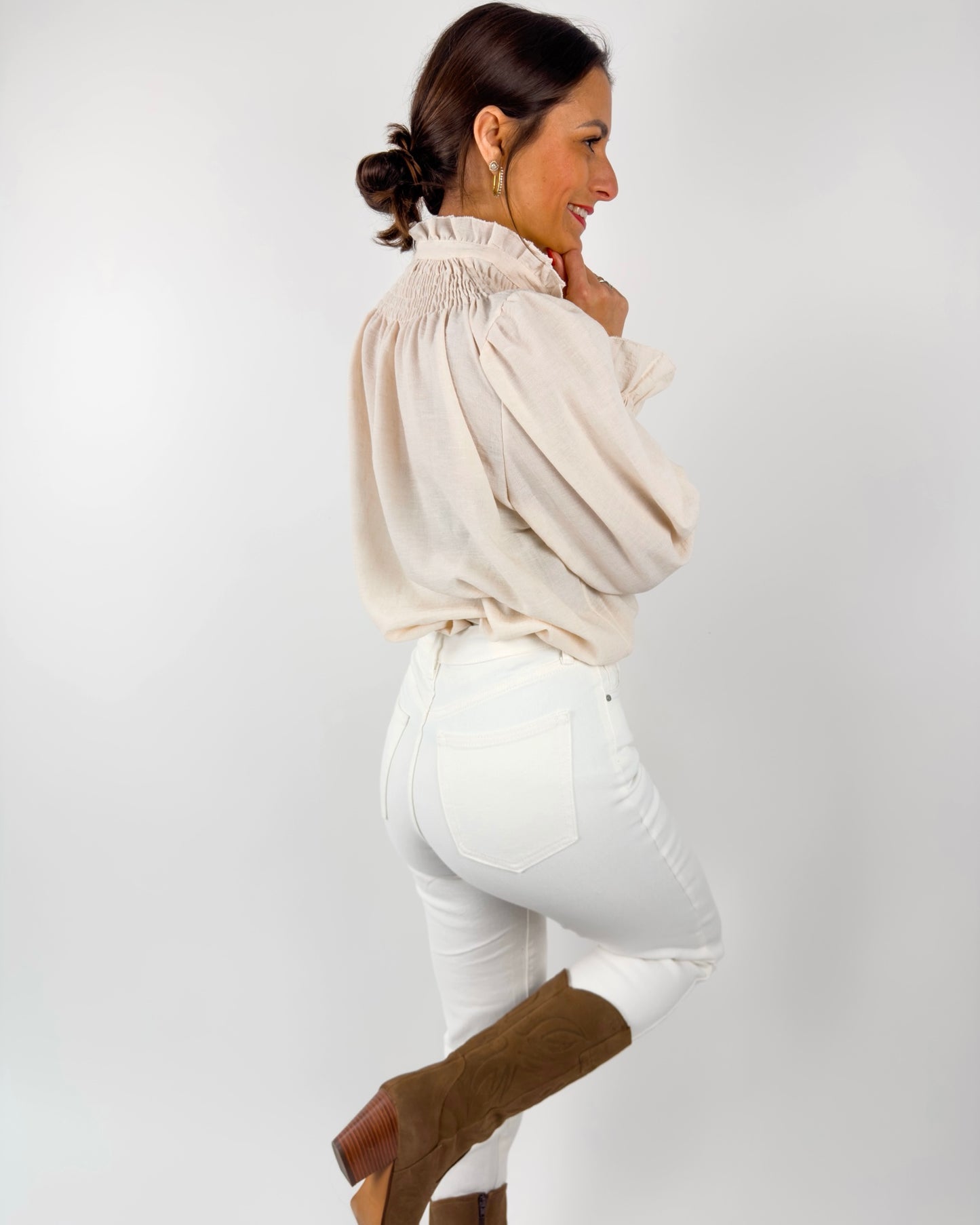 Mom Jeans Offwhite
