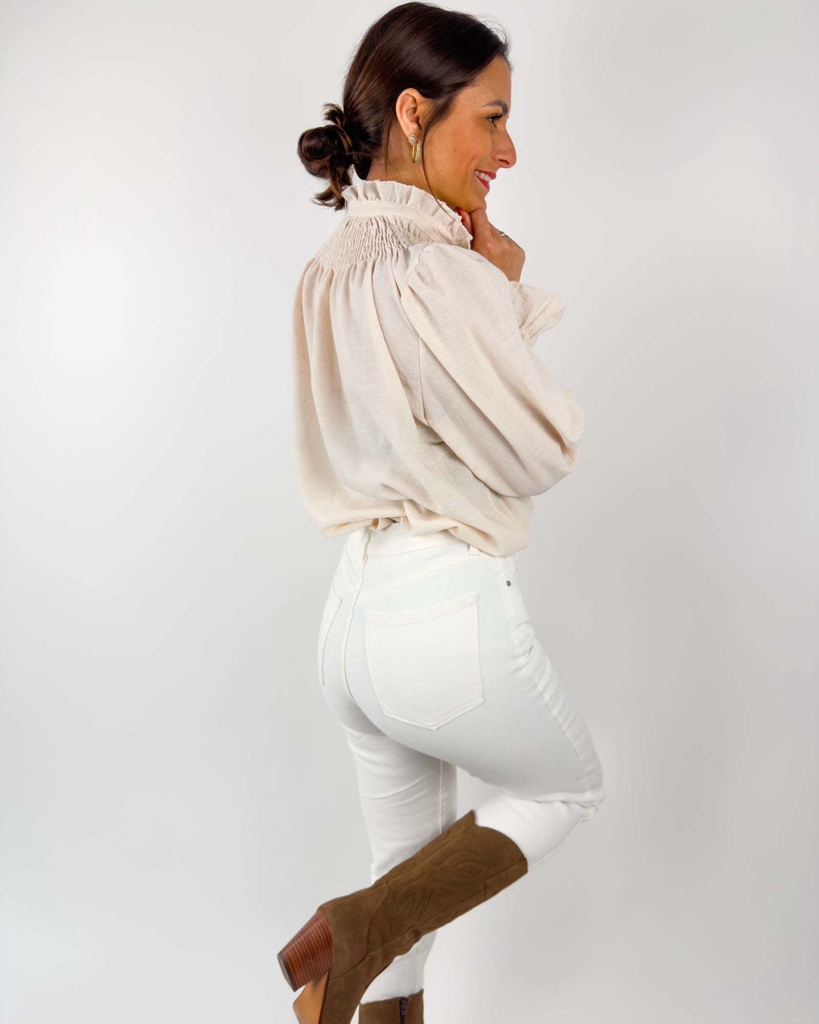 Mom Jeans Offwhite