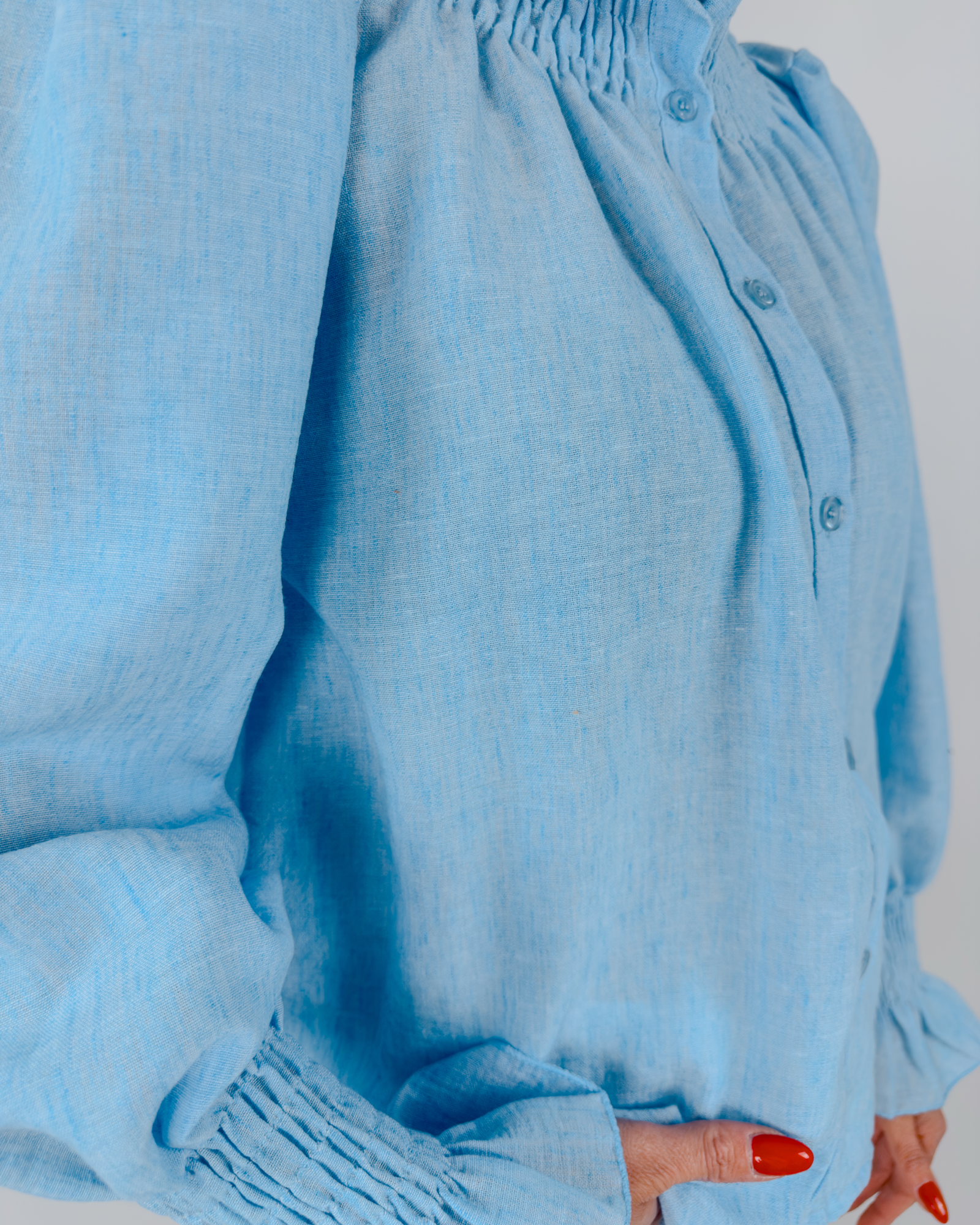 Aurora Bluse Hellblau