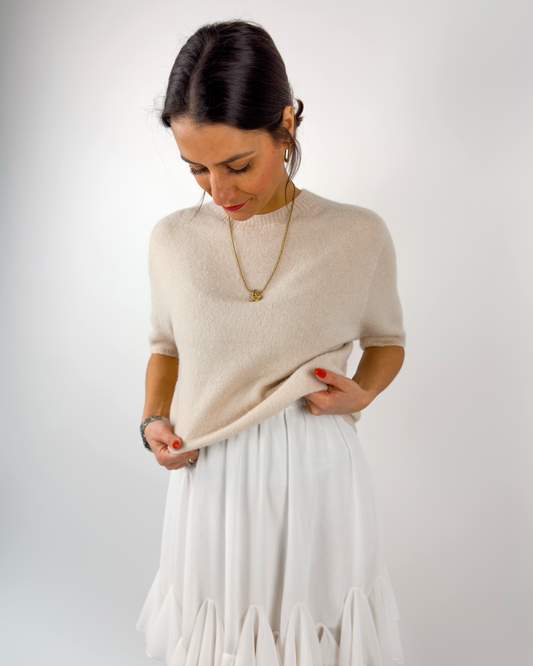 Alpaka Shirt Beige