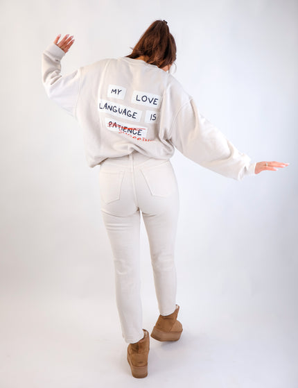 Smith&Soul Backprint Sweatshirt Love Language