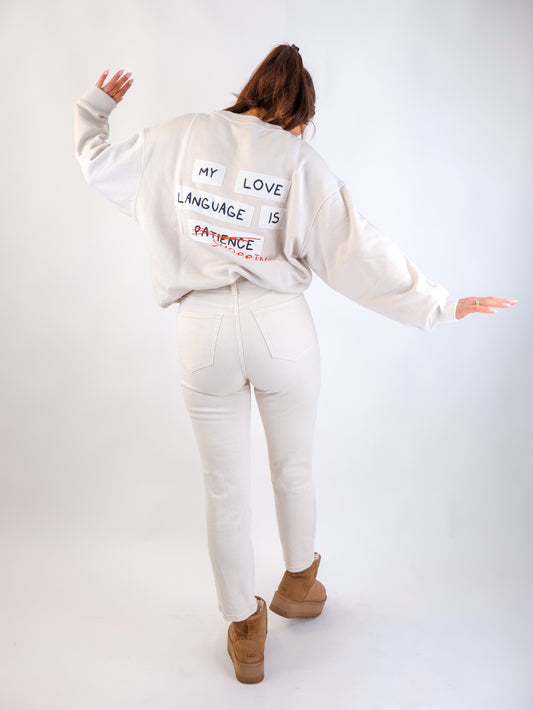 Smith&Soul Backprint Sweatshirt Love Language