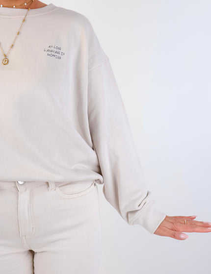 Smith&Soul Backprint Sweatshirt Love Language