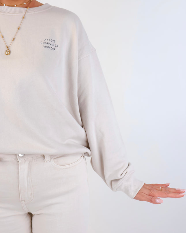Smith&Soul Backprint Sweatshirt Love Language