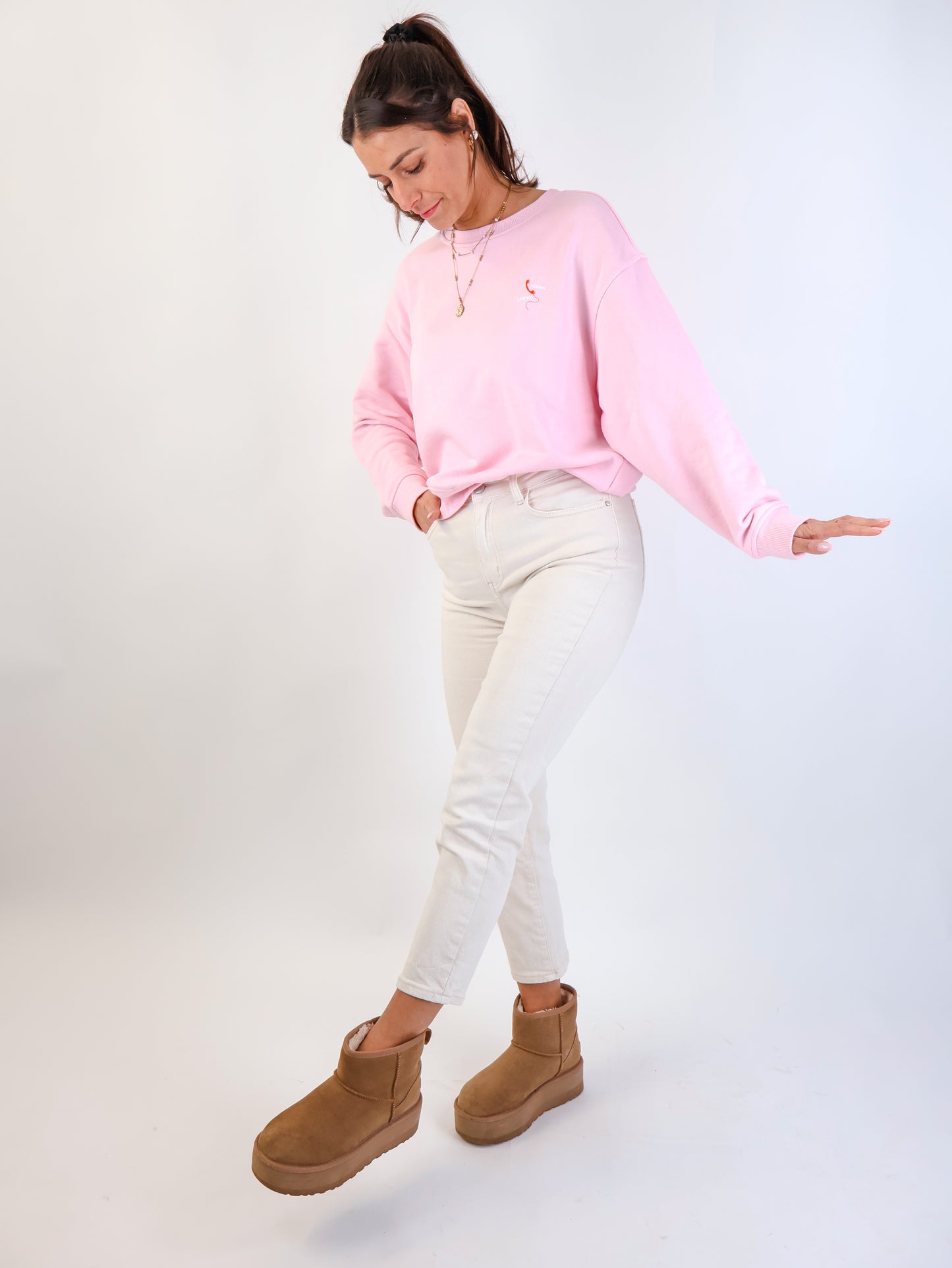 Smith&Soul Backprint Sweatshirt Rosa