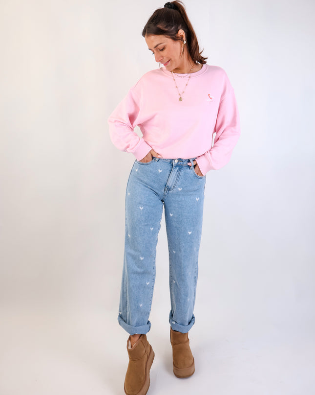 Smith&Soul Backprint Sweatshirt Rosa